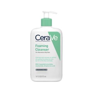 Sữa Rửa Mặt CeraVe - Màu Sắc Xanh Ngọc Foaming 473ml